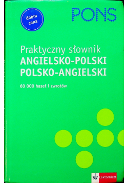 PONS Praktyczny słownik angielsko polski polsko angielski