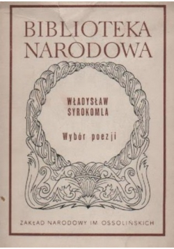 Syrokomla Wybór poezji