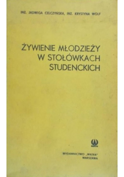 Żywienie Młodzieży w stołówkach studenckich