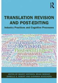 Translation Revision and Post-editing