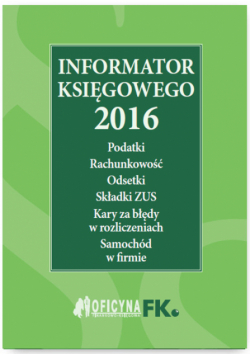 Informator księgowego 2016 St. praw.05/16