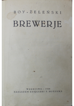 Brewerje 1926 r.