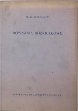 Równania różniczkowe
