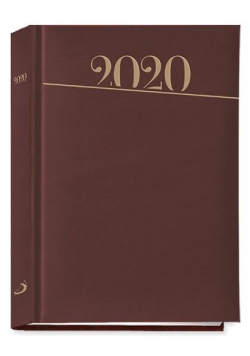 Terminarz 2020 B6 Standard czekoladowy