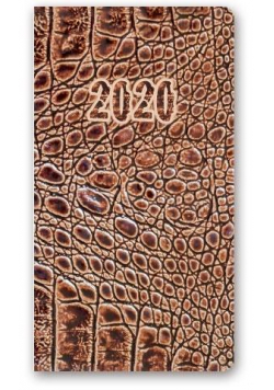 Kalendarz 2020 Tygodniowy A6 Soft Aligator 11TS