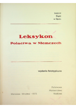 Leksykon Polactwa w Niemczech