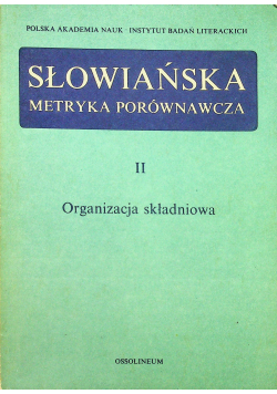 Słowiańska metryka porównawcza tom II