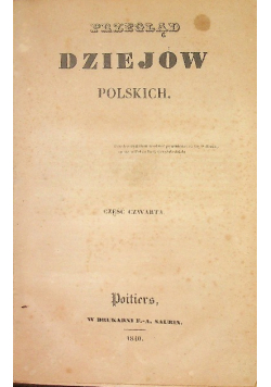 Przegląd dziejów polskich Część 4