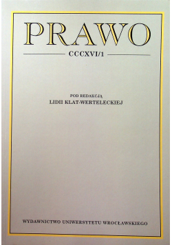 Prawo CCCXVL 1