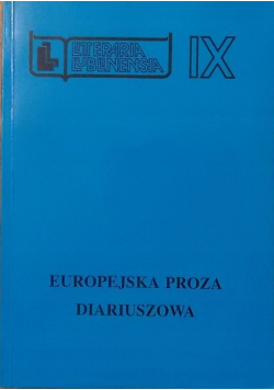 Europejska proza diariuszowa
