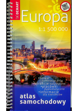Europa Atlas samochodowy 1 1500000