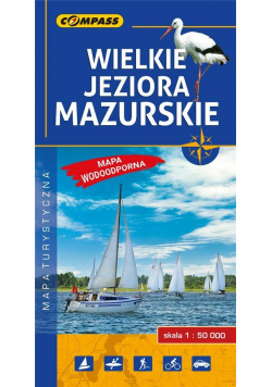 Mapa turystyczna - Wielkie Jeziora Mazurskie