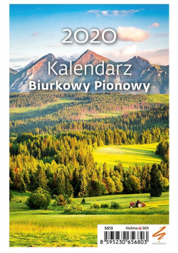 Kalendarz 2020 Biurkowy Pionowy HELMA
