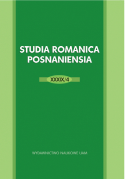 Studia Romanica Posnaniensia XXXIX/4