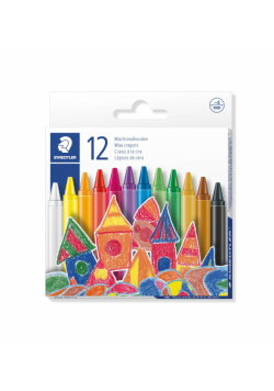 Kredki woskowe Noris 12 kolorów Staedtler
