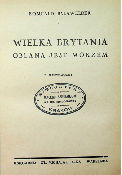 Wielka Brytania oblana jest morzem ok 1938 r