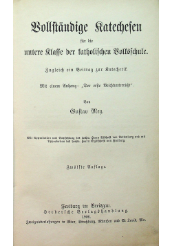 Bollstandigw katechesen 1906 r