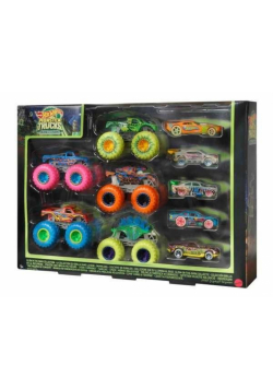 Hot Wheels Monster Trucks Pojazdy świecące 10pak
