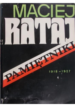 Pamiętniki 1918-1927