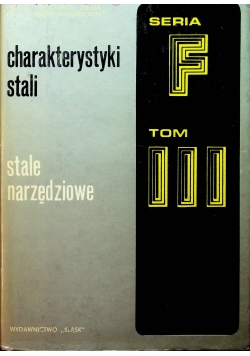 Stale narzędziowe F Tom III
