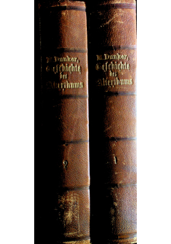 Geschichte des Alterthums 2 tomy ok 1867 r.