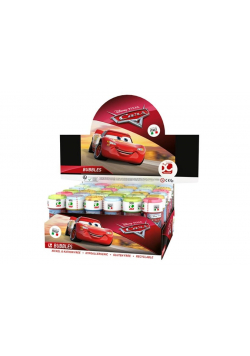 Bańki mydlane 60ml Cars (36szt)