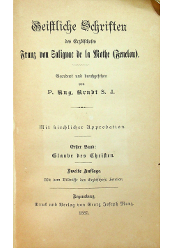 Geistliche Schriften 1885 r.