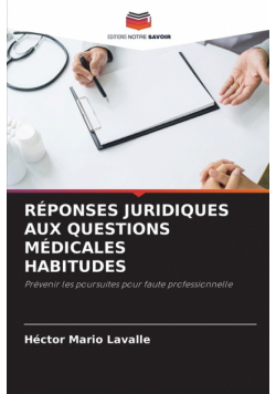 Réponses Juridiques Aux Questions Médicales Habitudes