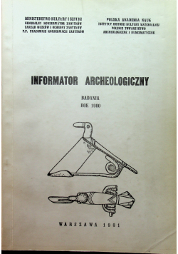 Informator Archeologiczny badania 1980