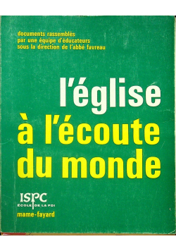 L'eglise a l'ecoute du monde