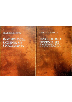 Psychologia uczenia się i nauczania Tom I i II