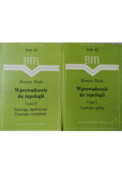 Wprowadzenie do topologii Część I i II