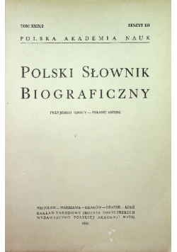 Polski słownik biograficzny Zeszyt 121