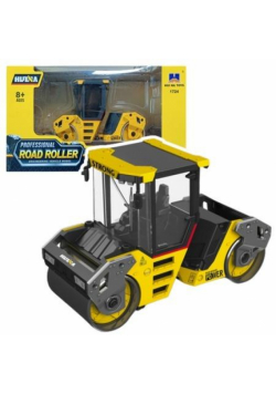 Walec drogowy metalowy żółty 1:50