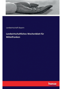 Landwirtschaftliches Wochenblatt für Mittelfranken