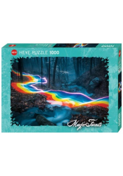 Puzzle 1000 Magiczny las, Tęczowa droga