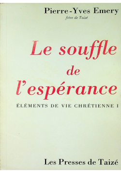 Le souffle de l'esperance