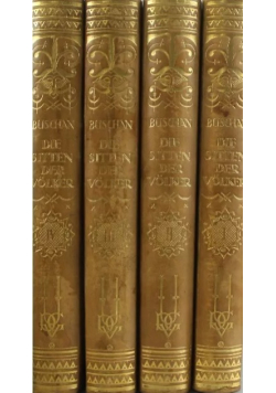Die sitten der Volker Tom 1 do 4 1926 r.
