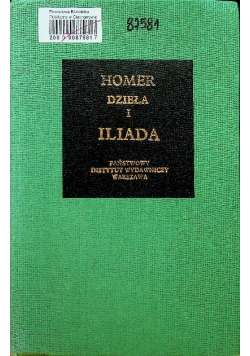 Homer Dzieła Tom 1 Iliada