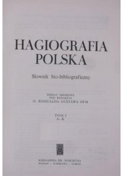 Hagiografia Polska Słownik bio bibliograficzny Tom II