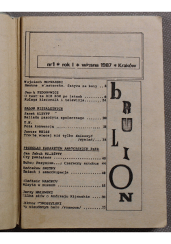 Brulion nr 1
