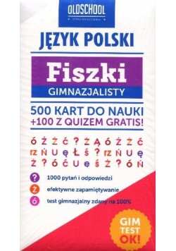 Fiszki gimnazjalisty Język polski