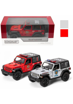 Jeep wrangler policja straż 1:34