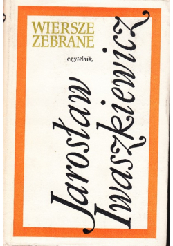 Iwaszkiewicz Wiersze wybrane