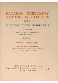 Katalog zabytków sztuki w Polsce Tom XI Zeszyt 9