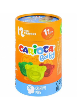 Kredki Misiaki Baby 12 kolorów CARIOCA