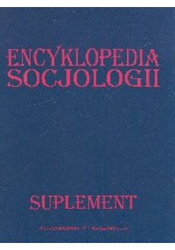 Encyklopedia socjologii Suplement