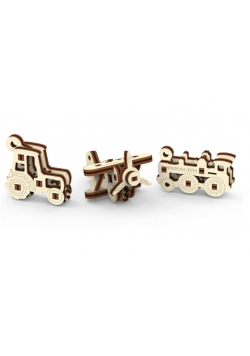 Drewniane puzzle 3D Transport