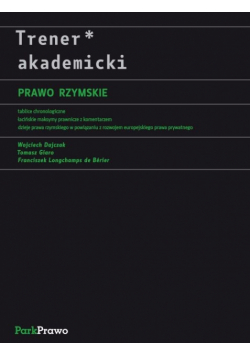 Trener akademicki. Prawo rzymskie