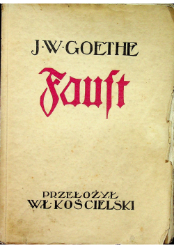Faust 1926 r.